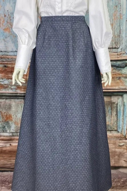 Blue diamond walking skirt