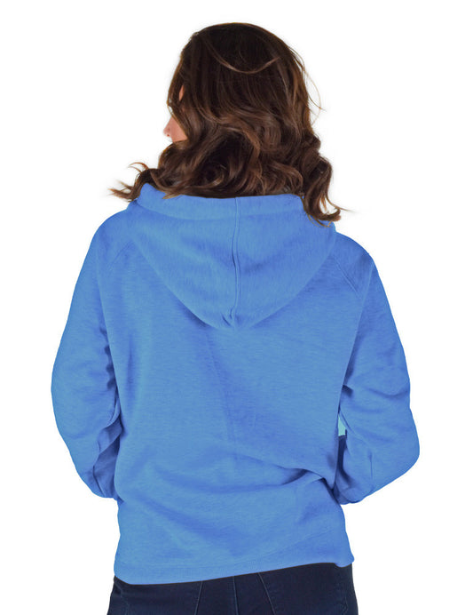 Bad A$$ Print Unisex Hoodie (Royal Blue)