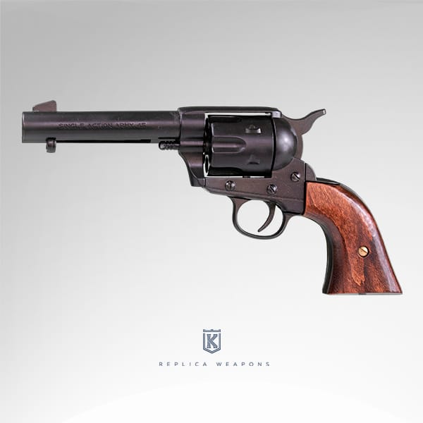REPLICA COLT 45 FAST DRAW 4.75" REVOLVER  1873 Svart med trägrepp