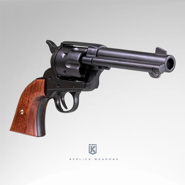 REPLICA COLT 45 FAST DRAW 4.75" REVOLVER  1873 Svart med trägrepp