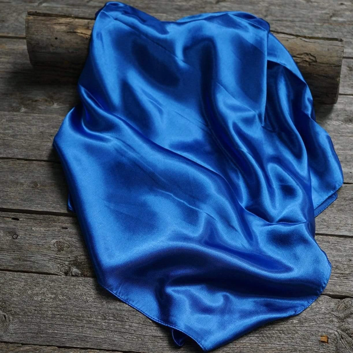 Solid Electric Blue Wild Rag - Western Scarf