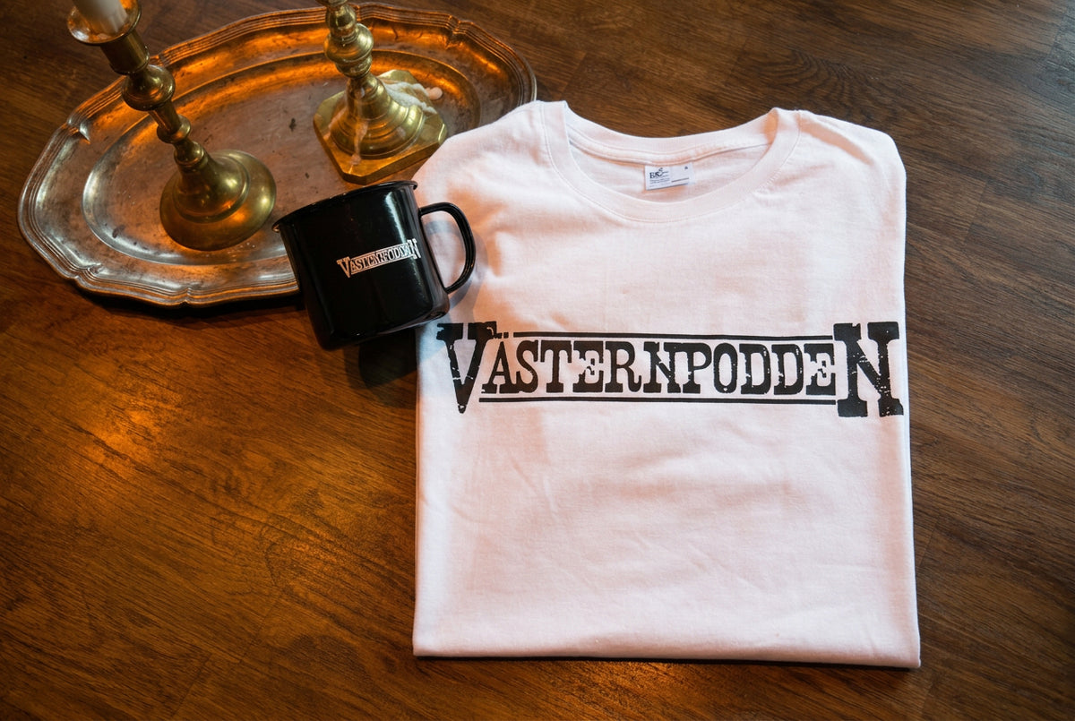 Västernpodden mugg och Vit T-shirt paket