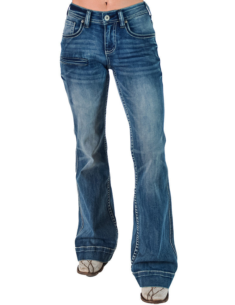 Swirl BootStitch Trousers