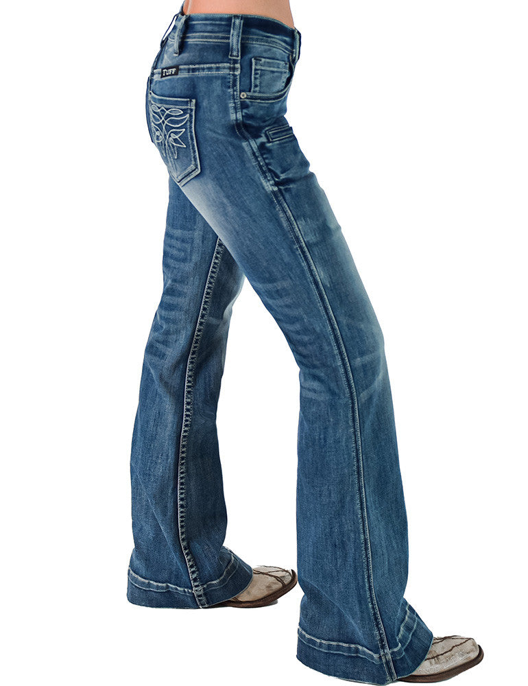 Swirl BootStitch Trousers