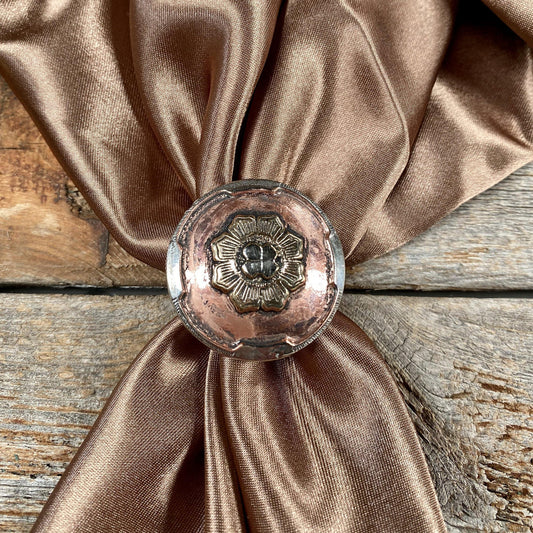 Wild Rag Slide Concho Copper and gold